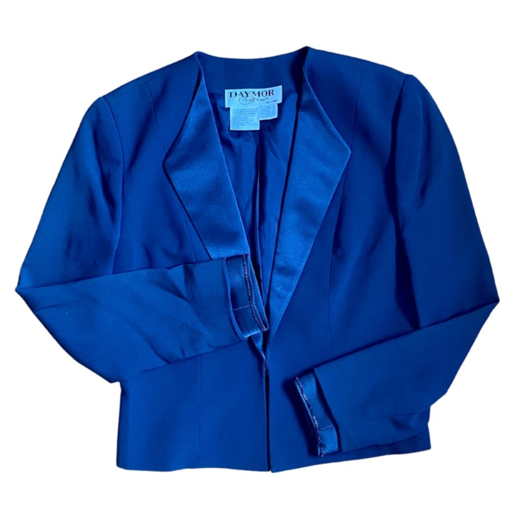 Blue Grey Long Sleeve Blazer/Jacket -Professional Formal Business Casual Fashion